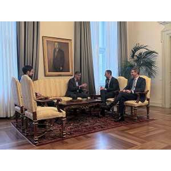 L'incontro tra il governatore Fedriga e il console generale Usa a Milano Douglass Benning. - L'incontro tra il governatore Fedriga e il console generale Usa a Milano Douglass Benning. 