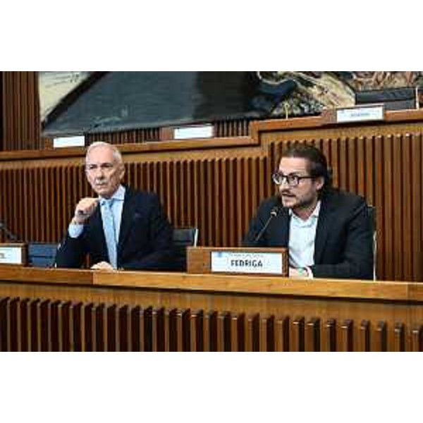 Roberto Novelli (FI), primo firmatario pdl 43 e Enrico Bullian, (Patto per l'Autonomia - Civica Fvg), vicepresidente V Commissione - Roberto Novelli (FI), primo firmatario pdl 43 e Enrico Bullian, (Patto per l'Autonomia - Civica Fvg), vicepresidente V Commissione