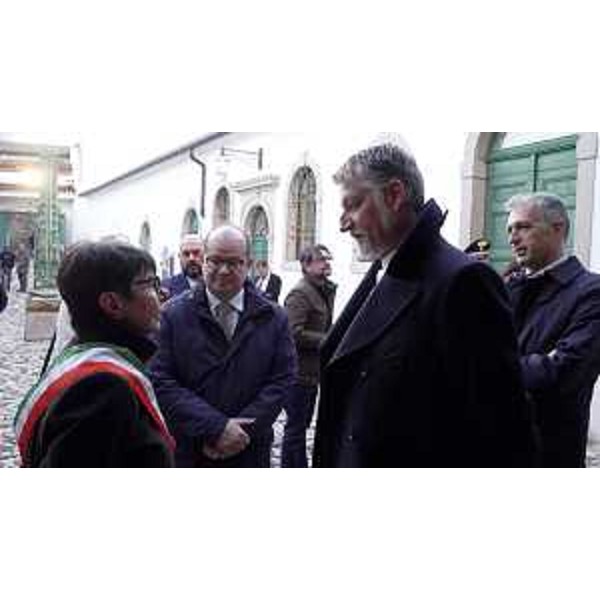 Il vice governatore del Friuli Venezia Giulia, Mario Anzil, oggi a Cividale del Friuli con il ministro della Cultura Alessandro Giuli - Il vice governatore del Friuli Venezia Giulia, Mario Anzil, oggi a Cividale del Friuli con il ministro della Cultura Alessandro Giuli