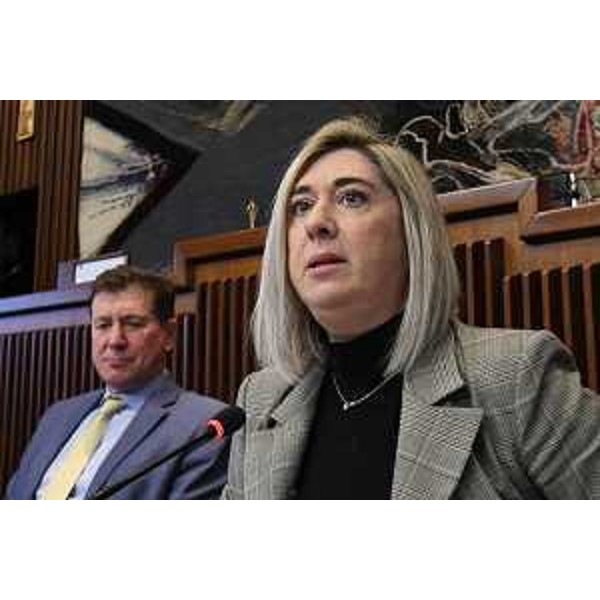 L'assessore regionale a Infrastrutture e territorio Cristina Amirante - L'assessore regionale a Infrastrutture e territorio Cristina Amirante