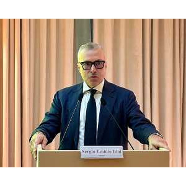 L'assessore Sergio Emidio Bini - L'assessore Sergio Emidio Bini 