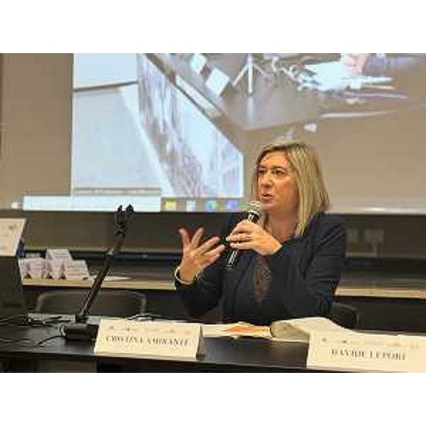 L'assessore regionale Cristina Amirante - L'assessore regionale Cristina Amirante