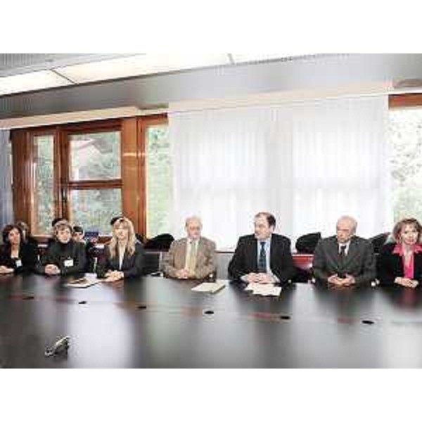 Roberto Molinaro (Assessore regionale Istruzione, Formazione e Cultura, delegato Politiche Famiglia) in occasione della "XXII selezione nazionale Parlamento europeo dei giovani", a Trieste nella sede del Centro di Fisica teorica. (Trieste 02/04/09)