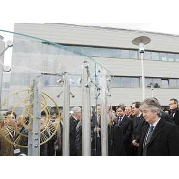 Renzo Tondo (Presidente Friuli Venezia Giulia) all'Area Science Park di Padriciano per l'anteprima del G8 Ambiente e le celebrazioni del trentennale del parco scientifico triestino. (Trieste 03/04/09)