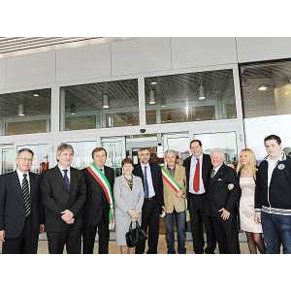 Giancarlo Galan (Presidente Veneto) e Renzo Tondo (Presidente Friuli Venezia Giulia) all'apertura del Centro Commerciale Ramonda a Ronchi dei Legionari. (Ronchi dei Legionari 08/04/09)