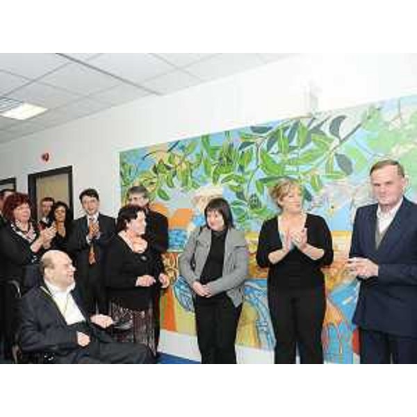 Vladimir Kosic (Assessore regionale Salute) all'inaugurazione del Centro di salute mentale di Gemona del Friuli. (Gemona del Friuli 09/04/09)