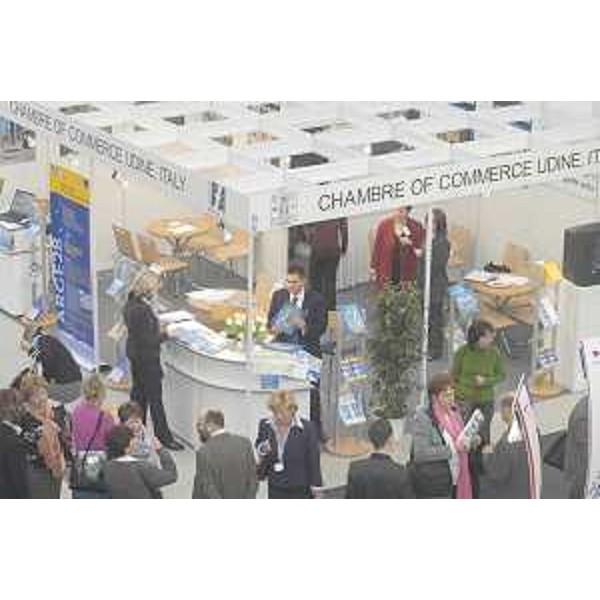 Lo stand della CCIAA di Udine al Salone internazionale del turismo "Go & Regiontour 2005", a Brno. (Brno 14/01/05)