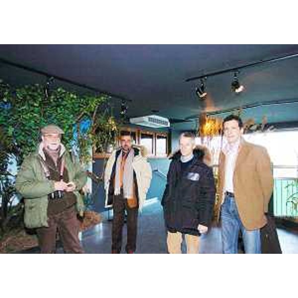 Illy (Presidente FVG) visita la Riserva dell'Isola della Cona. (Staranzano 15/01/05)