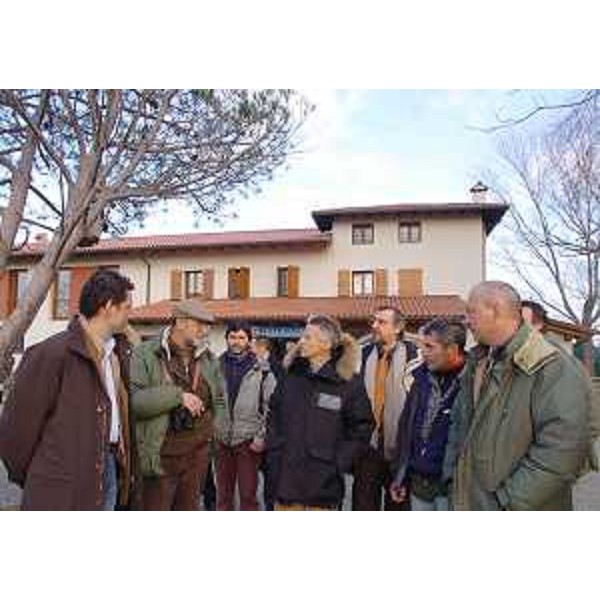 Illy (Presidente FVG) visita la Riserva dell'Isola della Cona. (Staranzano 15/01/05)