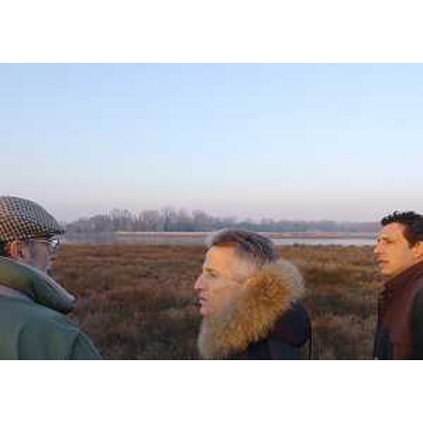 Illy (Presidente FVG) visita la Riserva dell'Isola della Cona. (Staranzano 15/01/05)