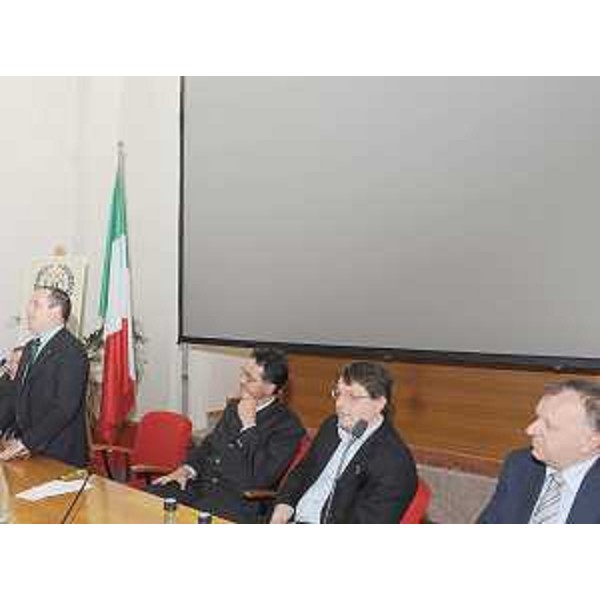 Claudio Violino (Assessore regionale Risorse agricole, naturali e forestali) ai festeggiamenti per il 140° anniversario della fondazione dell'Agenzia regionale di Sviluppo rurale - ERSA, a Gorizia. (Gorizia 24/04/09)