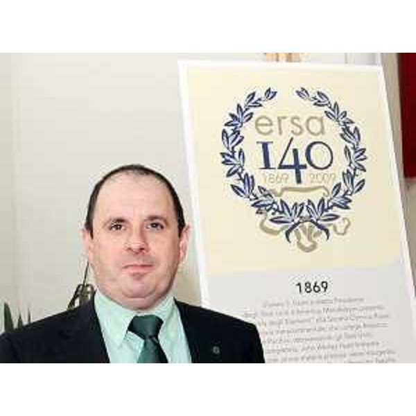 Claudio Violino (Assessore regionale Risorse agricole, naturali e forestali) ai festeggiamenti per il 140° anniversario della fondazione dell'Agenzia regionale di Sviluppo rurale - ERSA, a Gorizia. (Gorizia 24/04/09)