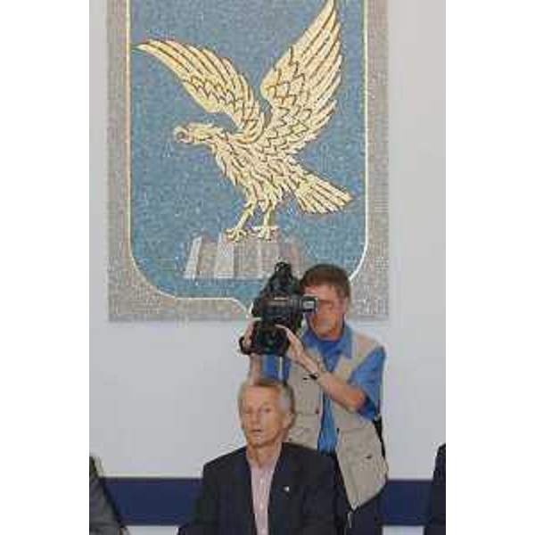 Riccardo Illy (Presidente Regione Friuli Venezia Giulia) ritratto nel corso della conferenza stampa sulla Sanità. (Trieste 18/10/06)