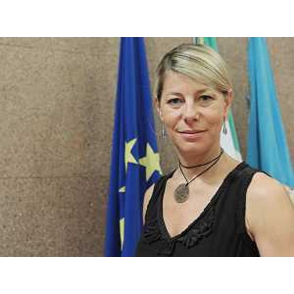 Federica Seganti (Assessore regionale Sicurezza) alla conferenza di presentazione del regolamento sui volontari di sicurezza. (Trieste 24/07/09) 