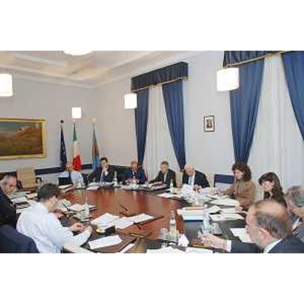 Seduta della Giunta Regionale tenutasi a Trieste. (Trieste 27/10/06)