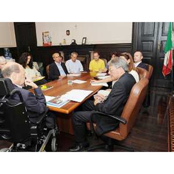 Vladimir Kosic (Assessore Salute FVG) incontra Peter Kaiser (Assessore Salute Carinzia) e la delegazione carinziana. (Trieste 31/08/09)
