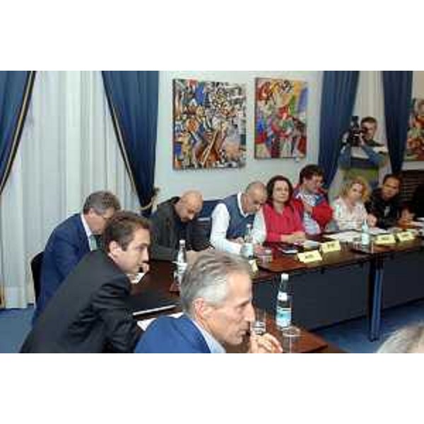 Riccardo Illy (Presidente Regione Friuli Venezia GIulia) durante l'incontro RSU Insiel. (Trieste 31/10/06)