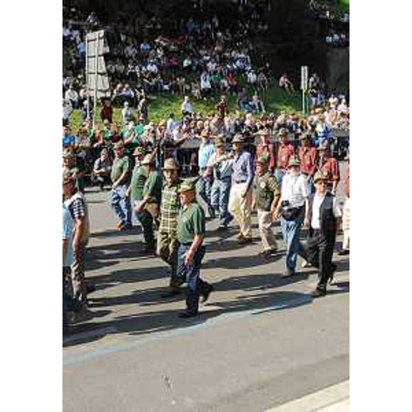 La sfilata degli alpini della Brigata "Julia", a Udine. (Udine 13/09/09)