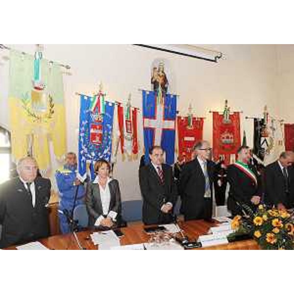 Roberto Molinaro (Assessore regionale Cultura) all'inaugurazione della mostra "Tiere motus - Storia di un terremoto e della sua gente" a Venzone. (Venzone 19/09/09) 