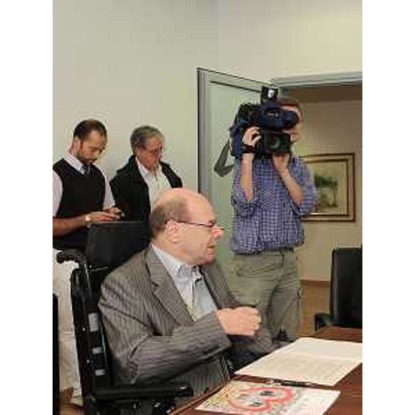 Vladimir Kosic (Assessore regionale Salute e Protezione sociale) nel corso della presentazione del "2° Atlante regionale delle malattie cardiovascolari in Friuli Venezia Giulia". (Udine 02/09/09)