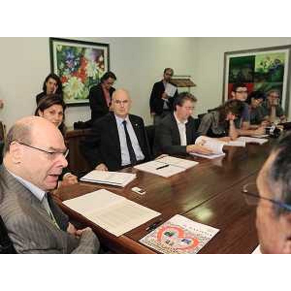 Vladimir Kosic (Assessore regionale Salute e Protezione sociale) nel corso della presentazione del "2° Atlante regionale delle malattie cardiovascolari in Friuli Venezia Giulia". (Udine 02/09/09