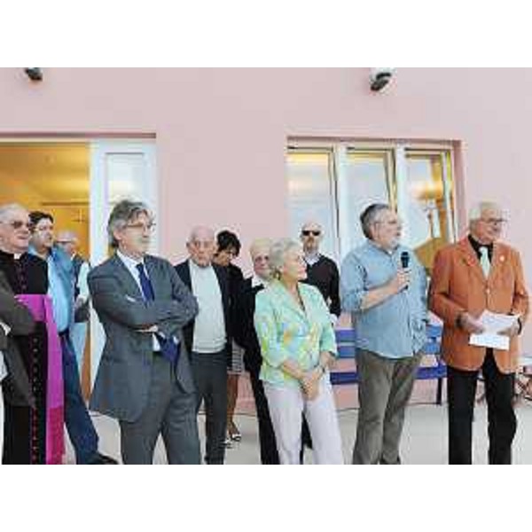 Renzo Tondo (Presidente Friuli Venezia Giulia), Franco Rotelli (Direttore generale ASS 1 Triestina) e Maria Teresa Bassa Poropat (Presidente Provincia Trieste) all'inaugurazione di "Oltre il giardino" all'ex OPP nel comprensorio di San Giovanni. (Trieste 03/10/09)