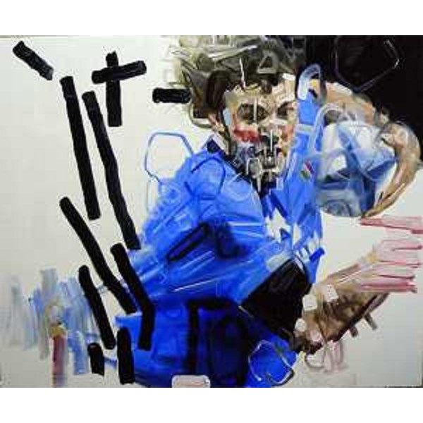 Presentazione della mostra di pittura "Heroes" di Weiner Vaccari, nella Sala Affreschi della Provincia di Pordenone. (Pordenone 26/10/09)