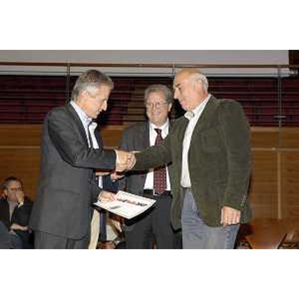 Riccardo Illy (Presidente Regione Friuli Venezia Giulia) ritratto durante le premiazioni dei Vini d'Italia 2007 al Salone del Gusto di Torino (Torino 28/10/06)