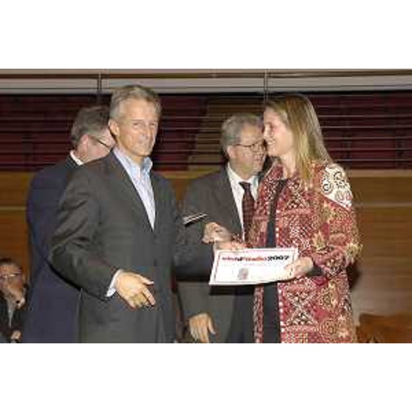 Riccardo Illy (Presidente Regione Friuli Venezia Giulia) ritratto durante le premiazioni dei Vini d'Italia 2007 al Salone del Gusto di Torino (Torino 28/10/06)