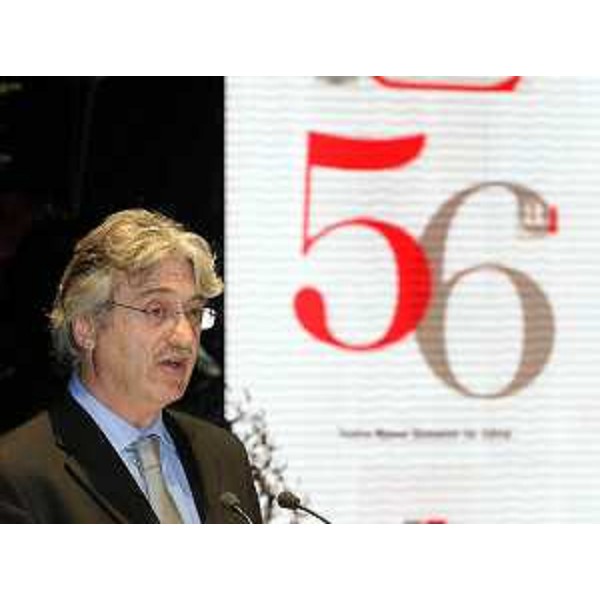 Renzo Tondo (Presidente Friuli Venezia Giulia) interviene alla 56a edizione del "Premio del Lavoro e del Progresso economico". (Udine 09/11/09)