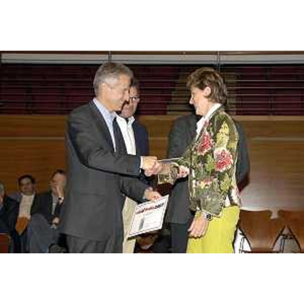 Riccardo Illy (Presidente Regione Friuli Venezia Giulia) ritratto durante le premiazioni dei Vini d'Italia 2007 al Salone del Gusto di Torino (Torino 28/10/06)