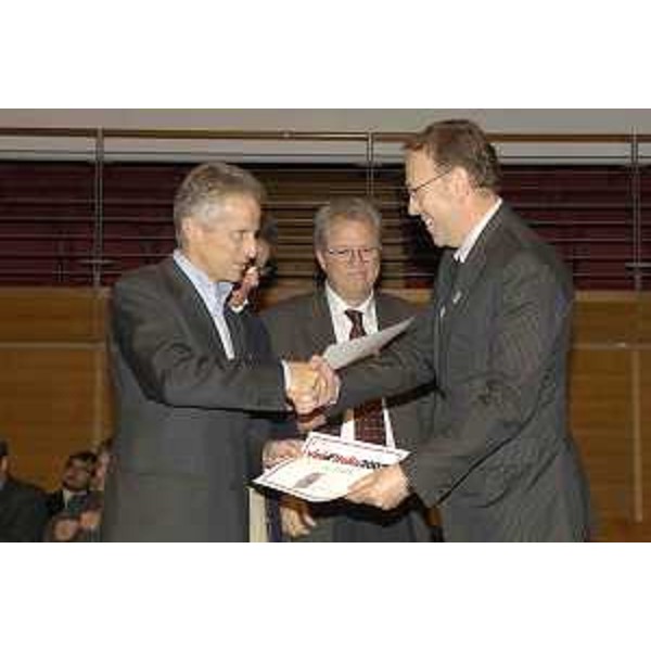 Riccardo Illy (Presidente Regione Friuli Venezia Giulia) ritratto durante le premiazioni dei Vini d'Italia 2007 al Salone del Gusto di Torino (Torino 28/10/06)
