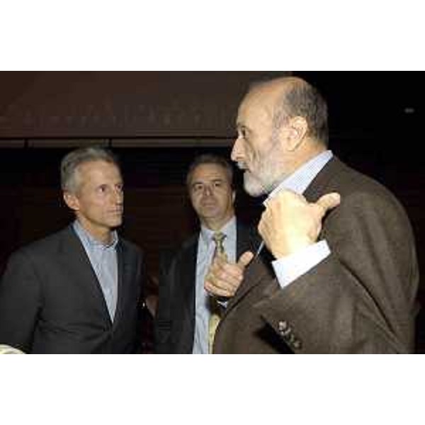 Riccardo Illy (Presidente Regione Friuli Venezia Giulia) ritratto durante le premiazioni dei Vini d'Italia 2007 al Salone del Gusto di Torino. (Torino 28/10/06)