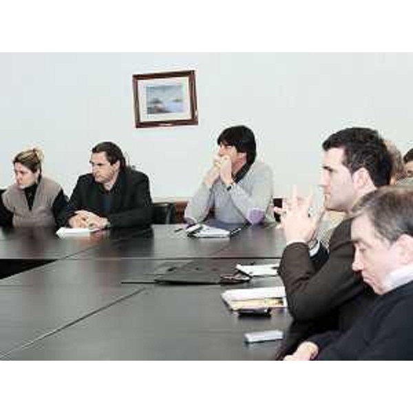 Rappresentanti della CISAL e di altri Sindacati autonomi durante l'incontro con la parte datoriale sul comparto unico del pubblico impiego. (Udine 09/02/10)