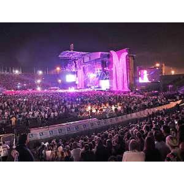 Lo Stadio Friuli ospita il concerto di Madonna. (Udine 16/07/09)