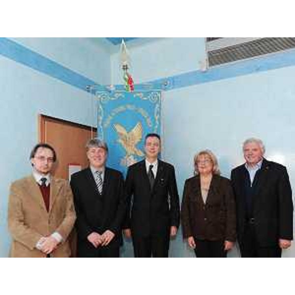 Edouard Ballaman (Presidente Consiglio regionale) con rappresentanti della Commissione parlamentare per le relazioni con gli Sloveni nel mondo della Repubblica di Slovenia. (Trieste 10/03/10)