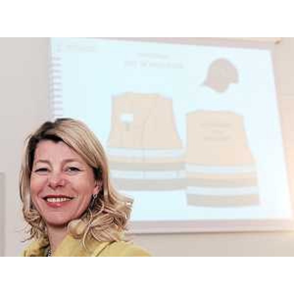 Federica Seganti (Assessore regionale Sicurezza) presenta i dati relativi alle domande per diventare volontari per la sicurezza. (Trieste 11/03/10)