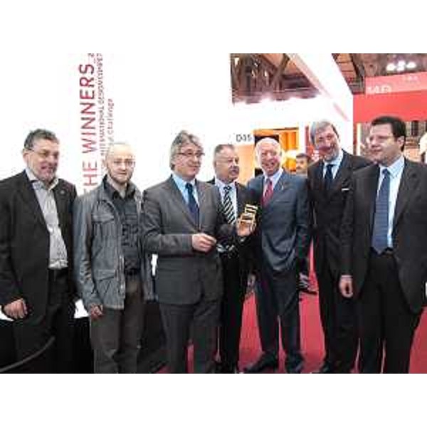 Renzo Tondo (Presidente Friuli Venezia Giulia) visita gli stand delle aziende regionali nella giornata d'apertura del Salone del Mobile alla Fiera di Milano. (Milano 14/04/10) 