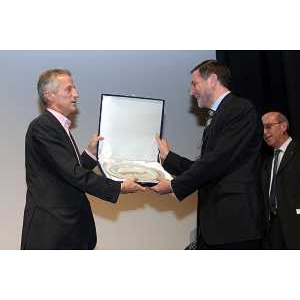 Riccardo Illy (Presidente Regione Friuli Venezia Giulia) alla presentazione del documentario "Il Segno della Croce". (Cervignano del Friuli 17/11/06)