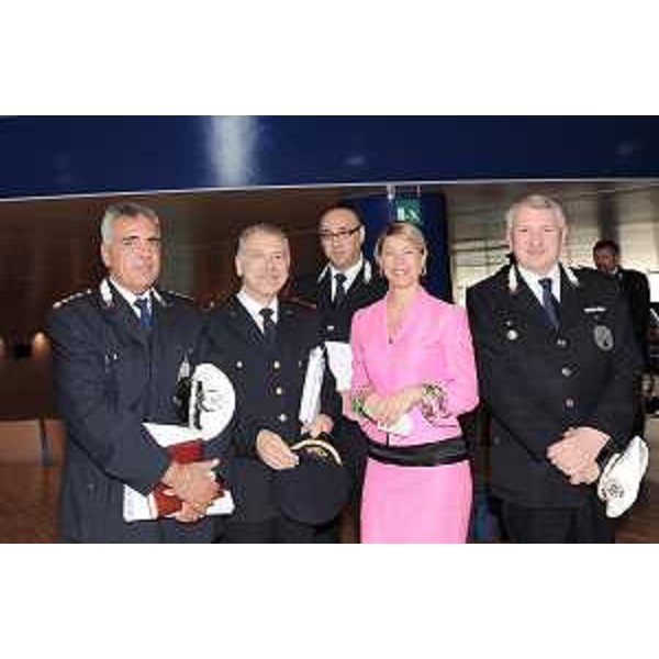 Federica Seganti (Assessore regionale Sicurezza) nel corso dell'incontro con i Comandanti e i Responsabili dei Corpi e Servizi di Polizia locale del Friuli Venezia Giulia. (Udine 22/06/10)
