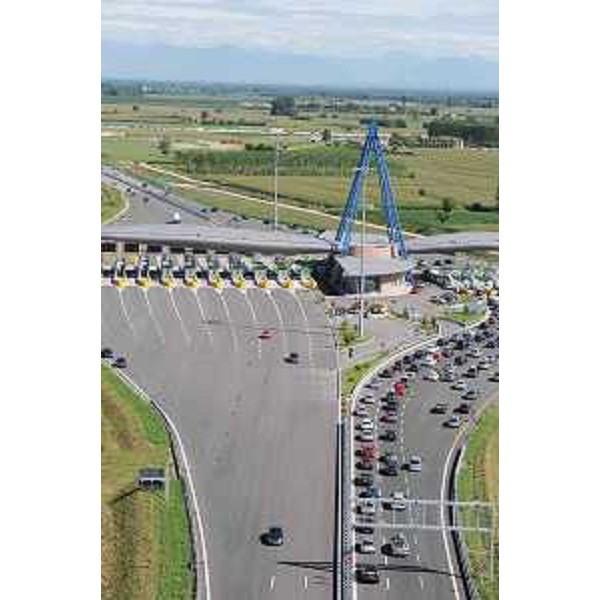 Casello di Latisana Autostrada A4. (07/08/10)
