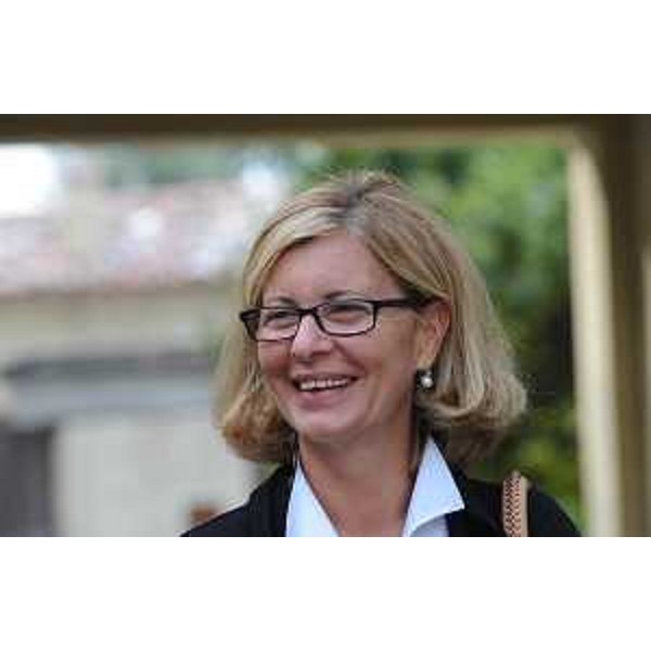 Sandra Savino (Assessore regionale Programmazione, Risorse economiche e finanziarie, Patrimonio e Servizi generali) a Villa Manin per la riunione della Giunta regionale. (Passariano 24/09/10)