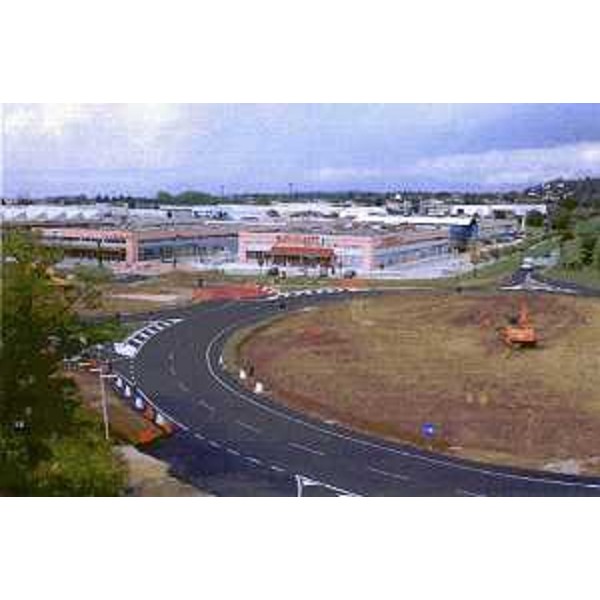 I lavori che hanno preceduto la realizzazione della rotatoria che elimina l'incrocio a raso tra la 464 "di Spilimbergo" e la provinciale 10 in comune di Fagagna (UD)