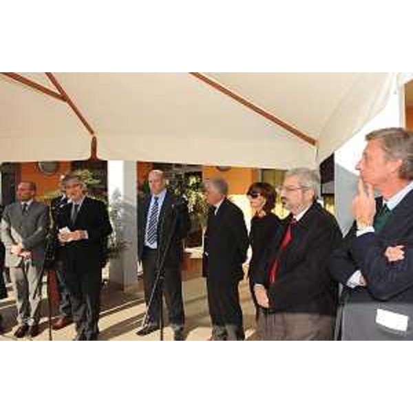 Renzo Tondo (Presidente Friuli Venezia Giulia) interviene all'inaugurazione dell'hospice di Martignacco, struttura dell'ASS 4 Medio Friuli. (Martignacco 22/10/10)