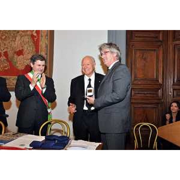 Renzo Tondo (Presidente Friuli Venezia Giulia) durante la cerimonia di consegna del Premio. (Roma, 09/11/2010)