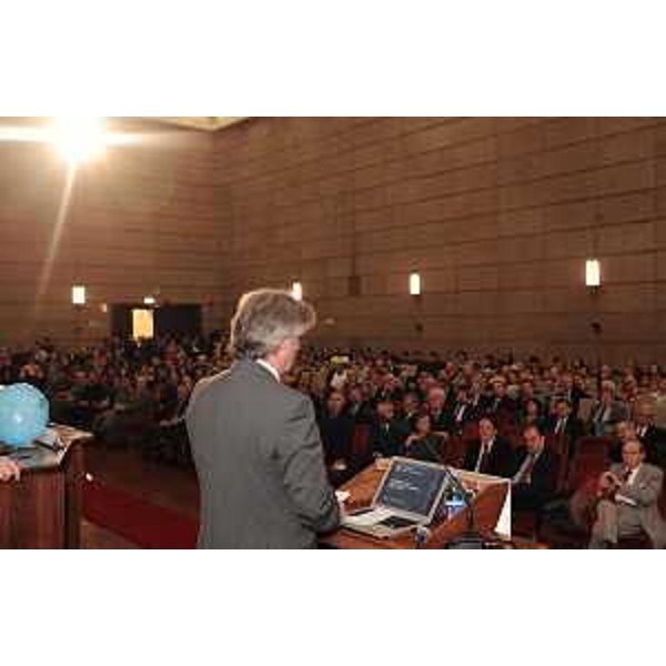 Renzo Tondo (Presidente Friuli Venezia Giulia) interviene all'inaugurazione dell'anno accademico all'Università di Trieste. (Trieste 15/11/10)