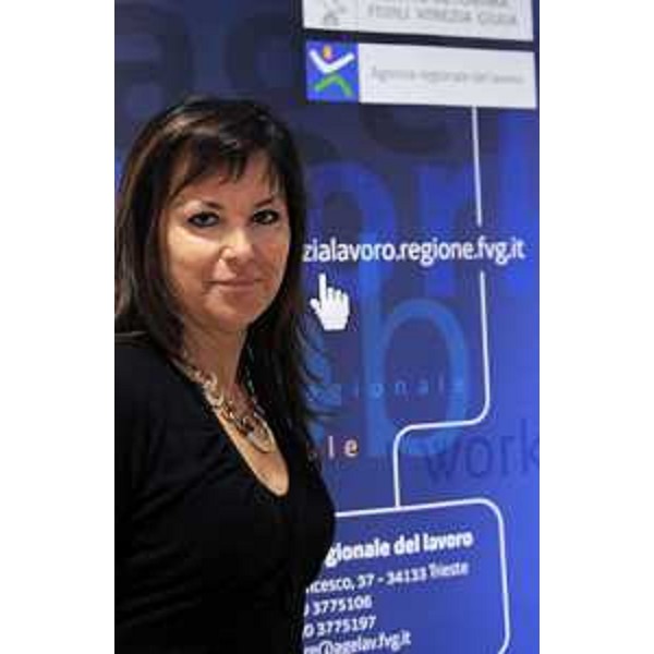 Angela Brandi (Assessore regionale Lavoro) nel corso della presentazione de "Il mercato del lavoro in FVG - Rapporto 2010". (Udine 16/11/10)