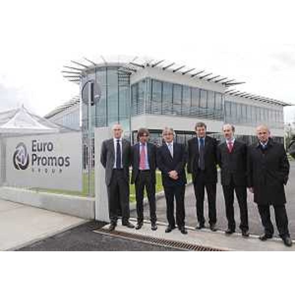Renzo Tondo (Presidente Friuli Venezia Giulia) e Riccardo Riccardi (Assessore regionale Viabilità e Trasporti) all'inaugurazione della nuova sede direzionale della società cooperativa di servizi Euro&Promos Group nella ZIU-Zona Industriale Udinese. (Udine 19/11/10)
