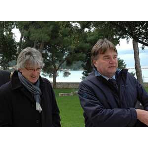Renzo Tondo (Presidente Friuli Venezia Giulia) e Ivan Jakovcic (Presidente Regione Istriana). (Parenzo 30/11/10)