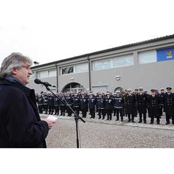 Renzo Tondo (Presidente Friuli Venezia Giulia) interviene alle celebrazioni della 2a Giornata regionale delle Polizie locali, nella ricorrenza del Patrono San Sebastiano, a Villa Dora. (San Giorgio di Nogaro 20/11/2011)
